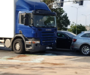 wypadek na Grunwaldzkiej