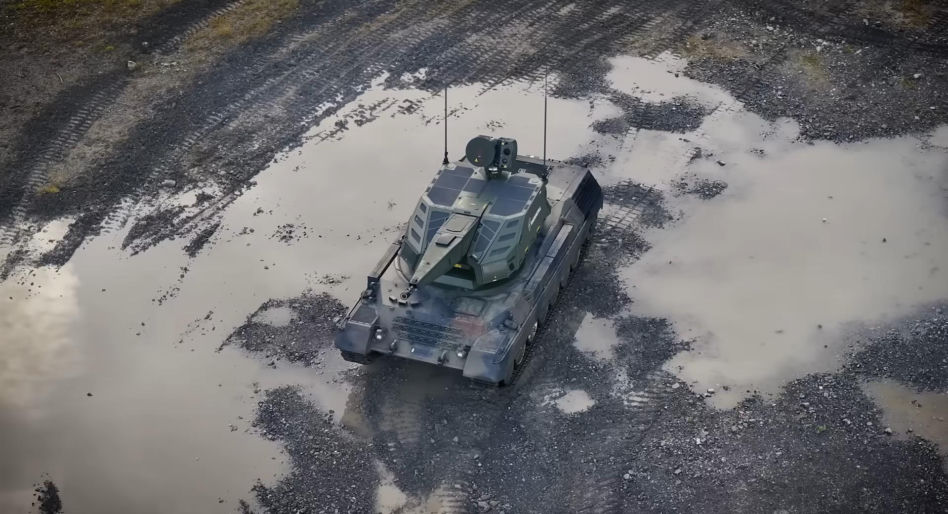 System przeciwlotniczy Skyranger 35 na podwoziu Leoparda 1