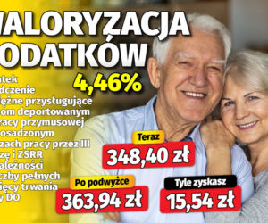 Waloryzacja dodatków 4,46%