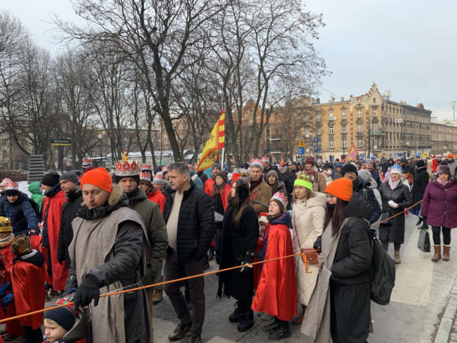 Orszak Trzech Króli w Katowicach przeszedł do Archikatedry