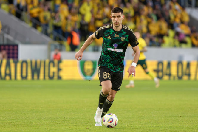 GKS Katowice - Lechia Gdańsk: Zdjęcia kibiców i zawodników z meczu 25. kolejki PKO BP Ekstraklasy