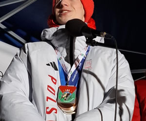 Powitanie Kacpra Tomasiaka w Bystrej 18.02.2026