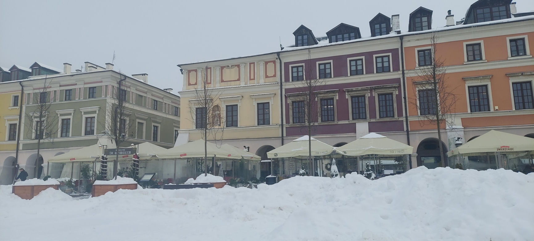 zima w Zamościu
