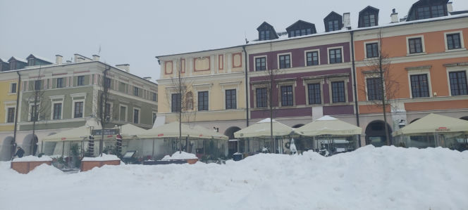 zima w Zamościu