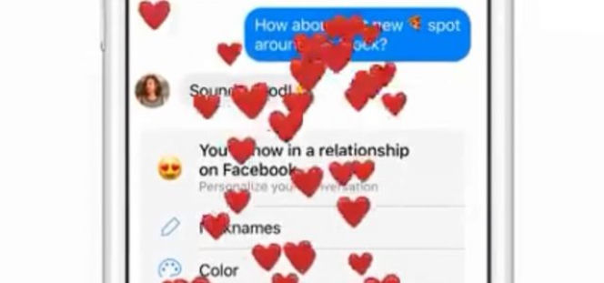 Messenger na Walentynki - potwierdź, że jesteś w związku i skorzystaj z niespodzianek na Facebooku 