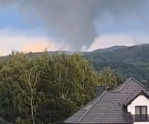Nagranie z Małopolski wywołało poruszenie. To mogła być trąba 