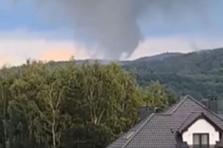 Nagranie z Małopolski wywołało poruszenie. To mogła być trąba 