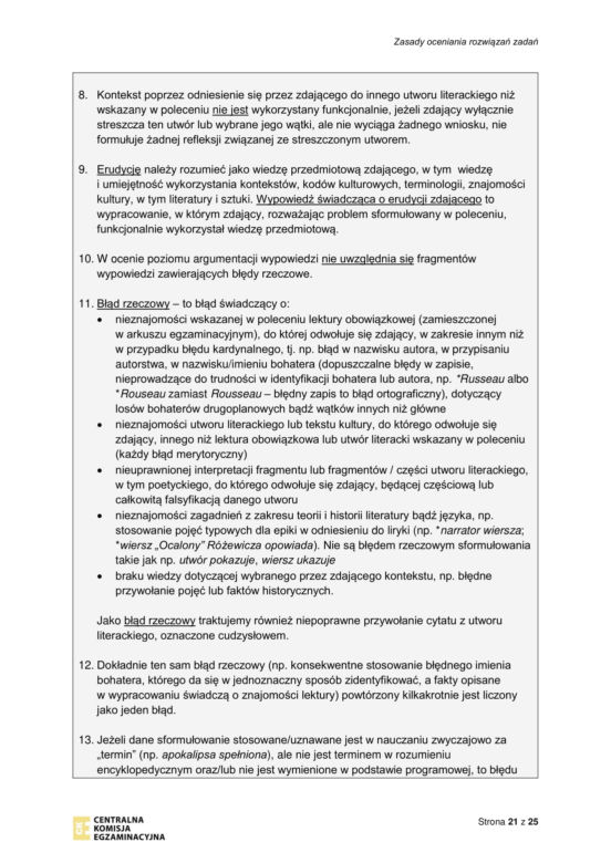 Matura próbna: polski. Klucz odpowiedzi. Jak należało napisać wypracowanie?