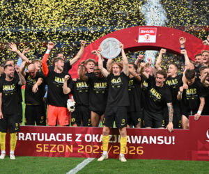 Finał baraży o Ekstraklasę: Wieczysta Kraków - Chrobry Głogów
