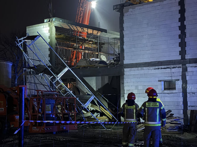 Zawalił się strop stacji uzdatniania wody! Trzy osoby poszkodowane
