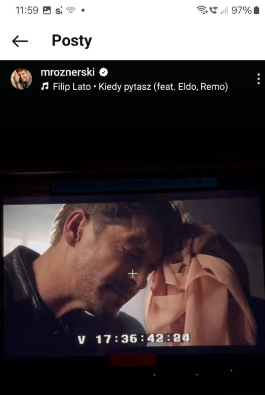 M jak miłość nowy sezon. Marcin (Mikołaj Roznerski) na planie