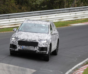 Audi Q7 - zdjęcia szpiegowskie z toru Nurburgring