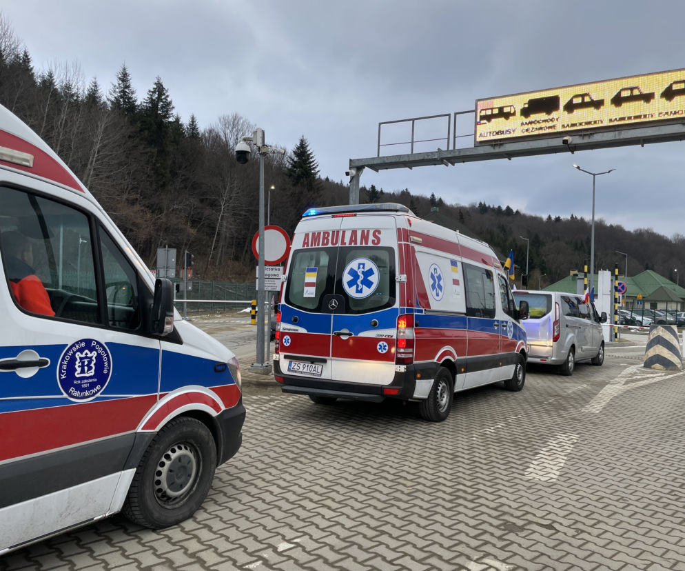 Ambulans od szczecińskiego pogotowia dotarł na Ukrainę