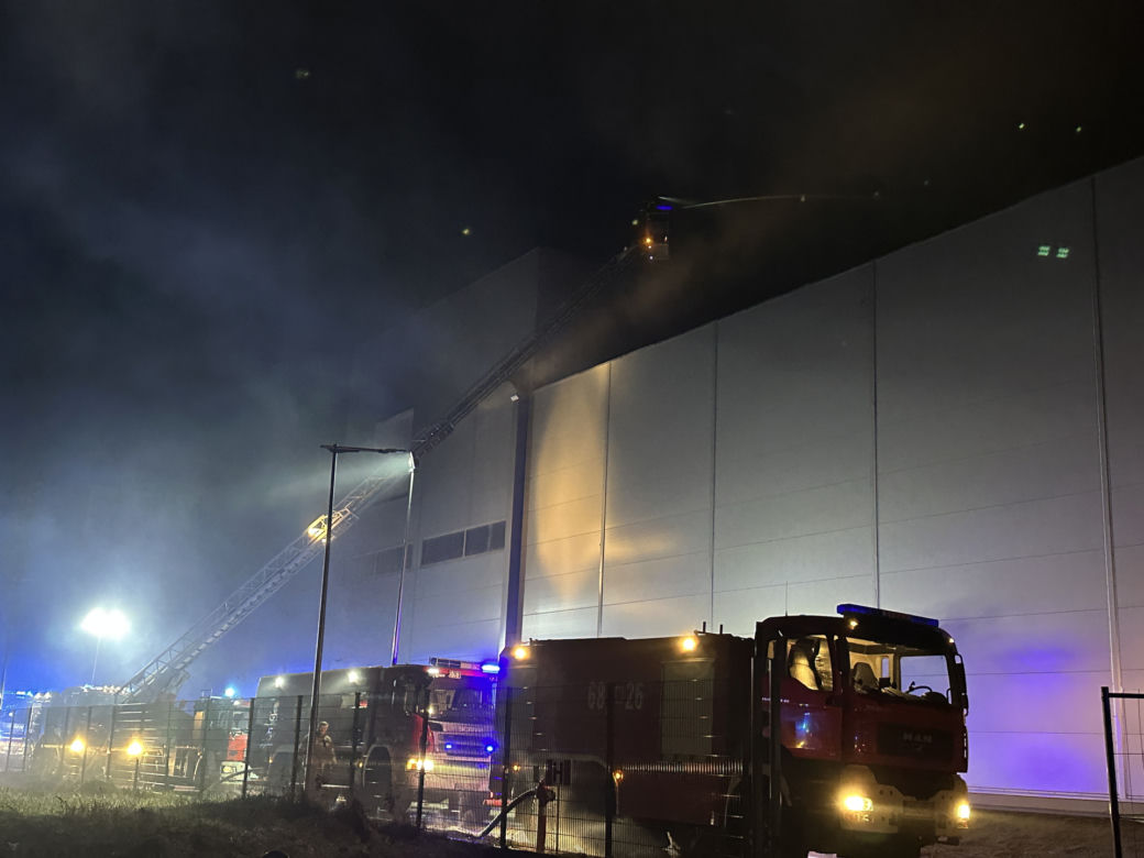 Gigantyczny pożar piekarni w Małopolu  Zdjecia od Rytla powinny być
