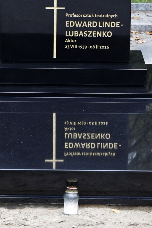 Edward Linde-Lubaszenko. Grób