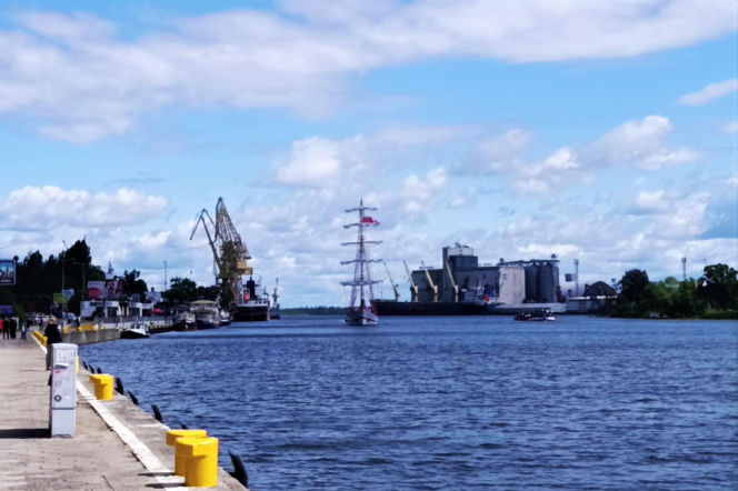 ORP Iskra w Szczecinie