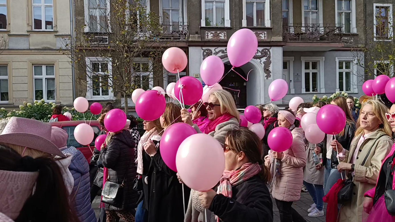 Marsz Różowej Wstążki w Szczecinie