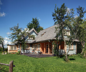 Drewniany dom na Podlasiu