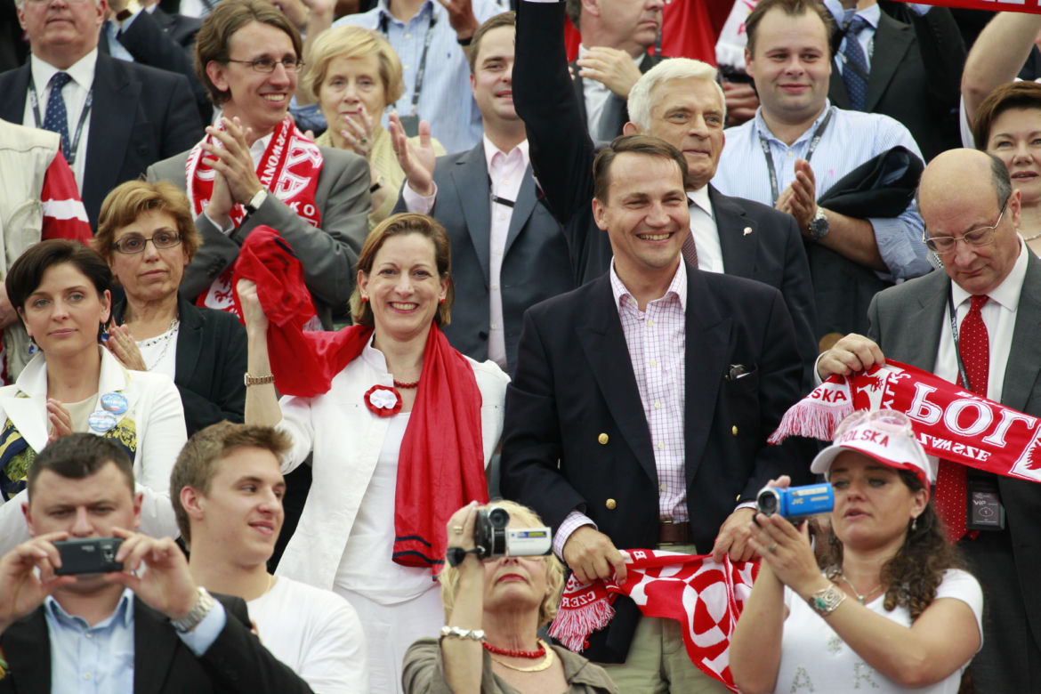 Anne Applebaum i Radosław Sikorski
