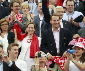 Anne Applebaum i Radosław Sikorski