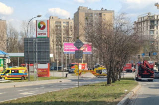 Wybuch na stacji paliw w Katowicach. Dwie osoby trafiły do szpitala