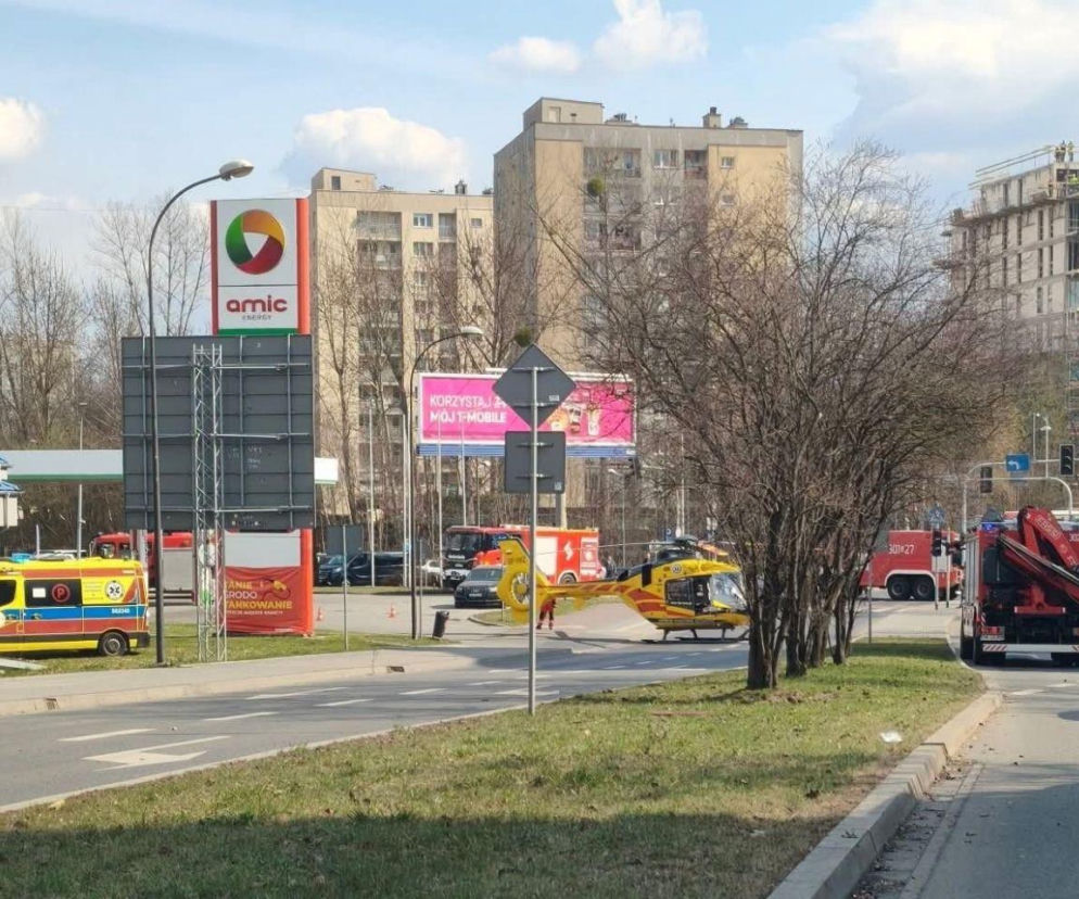 Eksplozja na stacji paliw w Katowicach