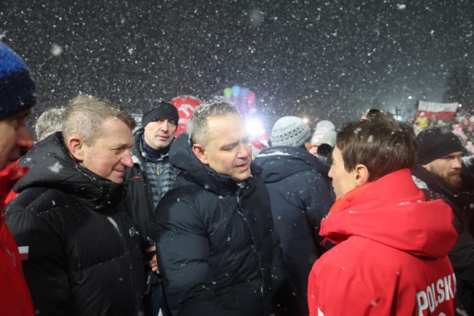 Prezydent Karol Nawrocki spotkał się z Kamilem Stochem