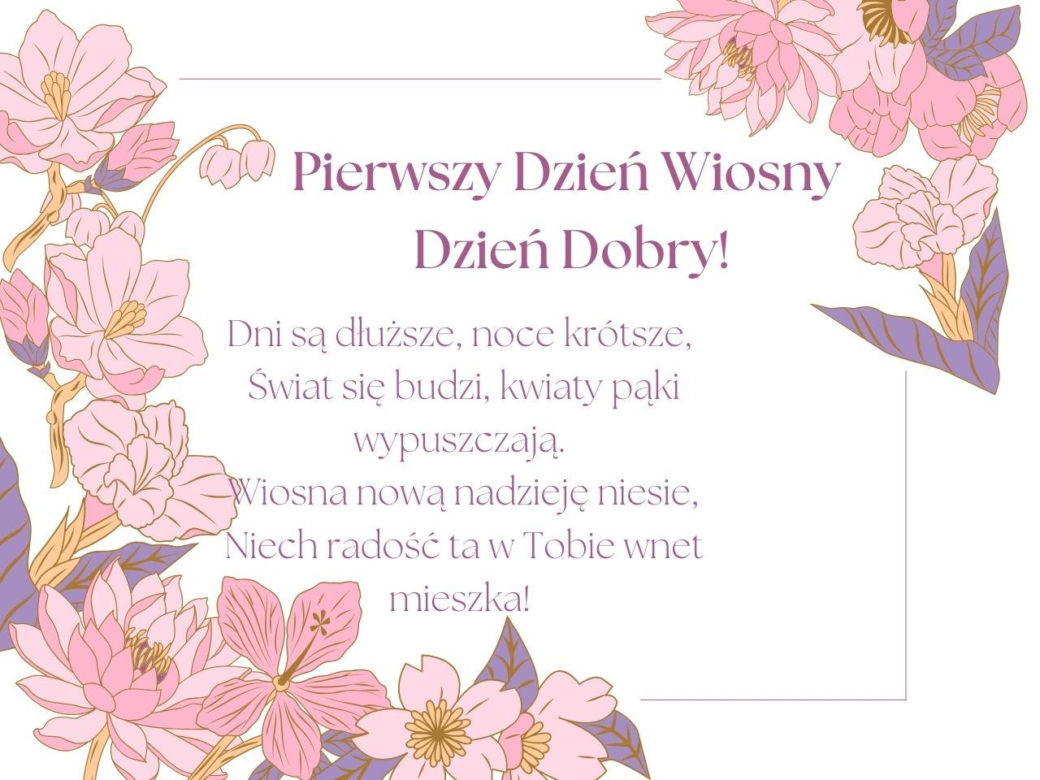 Dzień wiosny - kartki z życzeniami