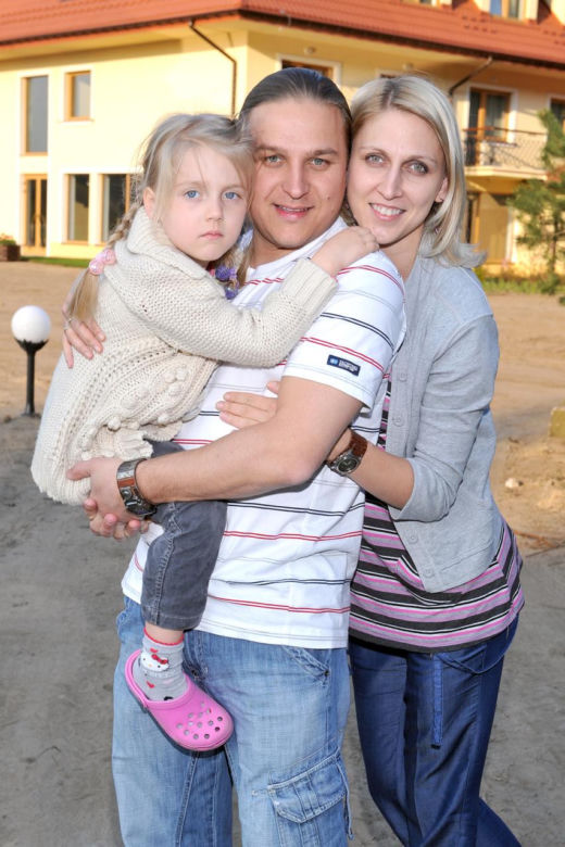 Paweł Golec z córką