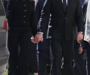 Politycy na pogrzebie Łukasza Litewki