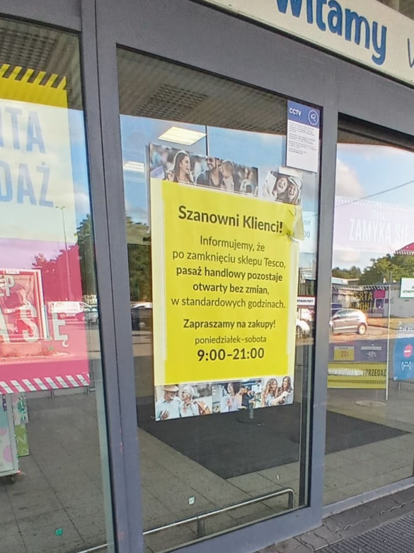 Tesco znika ze Szczecina