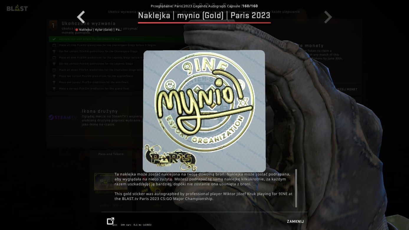 Naklejki Paris 2023