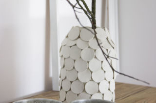 Wazon ceramiczny w stylu skandynawskim ZRÓB TO SAM