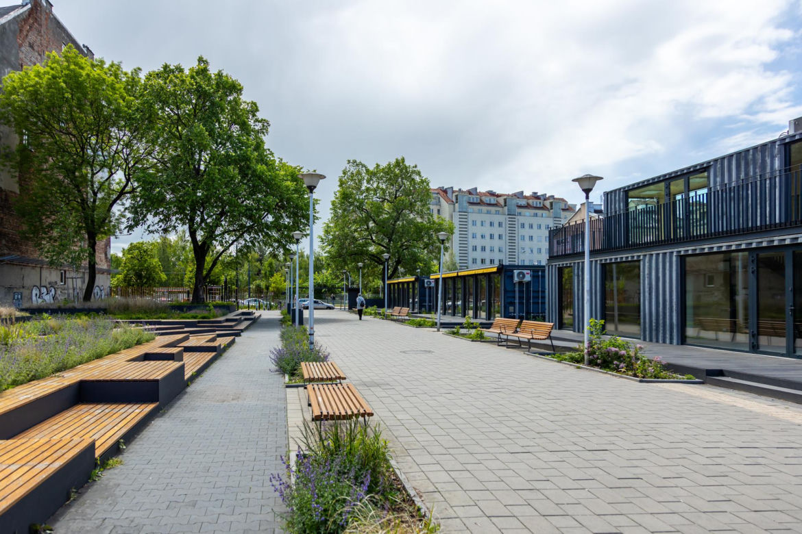 Centrum Lokalne Kamionek wiosną 2025 r.