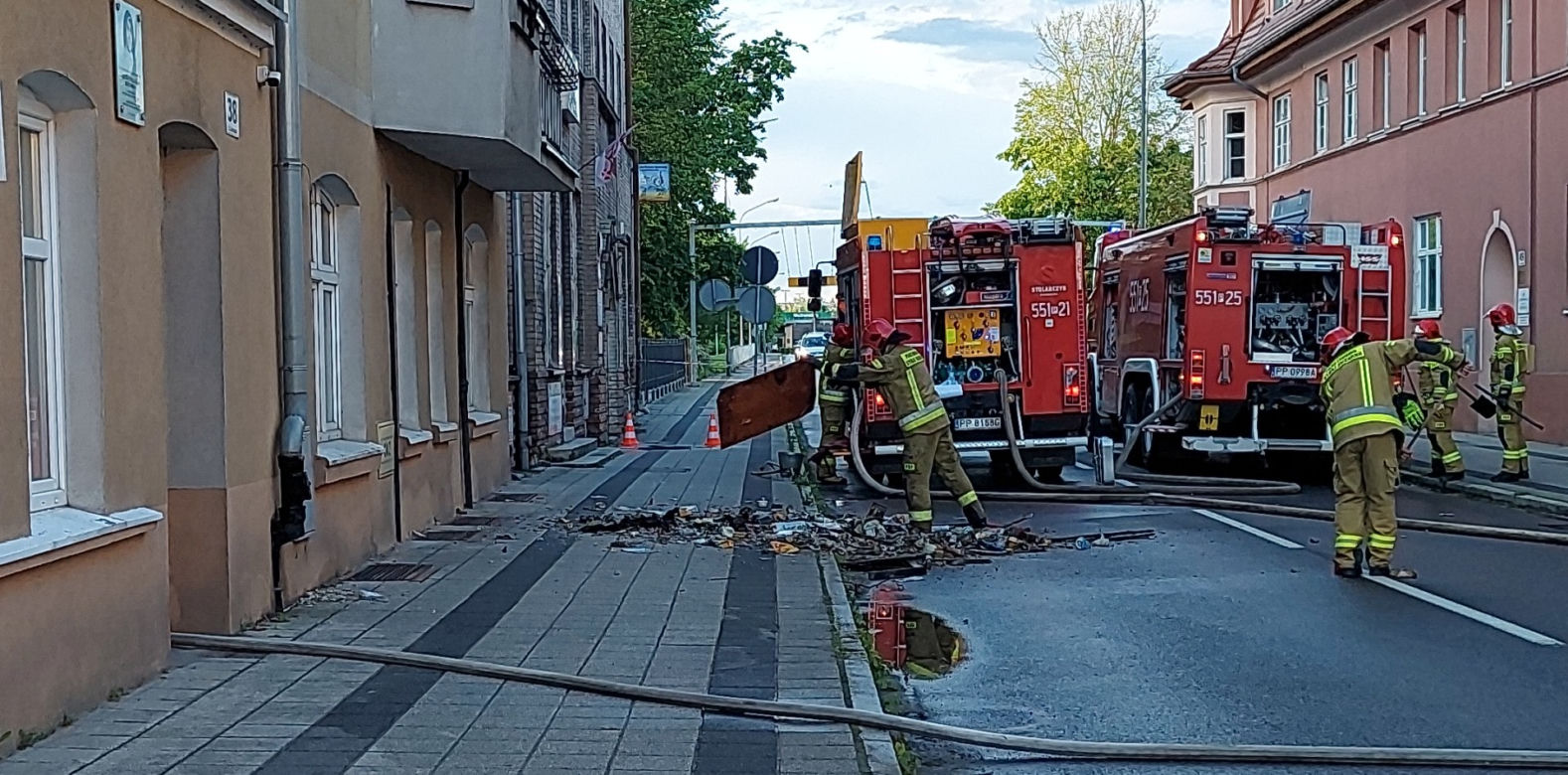 20 mieszkańców ewakuowanych, dwa mieszkania zniszczone