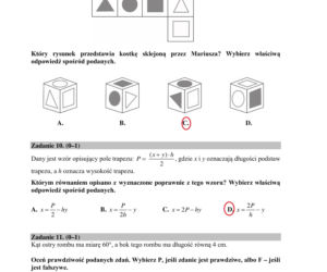 Egzamin ósmoklasisty 2020 - ODPOWIEDZI z matematyki