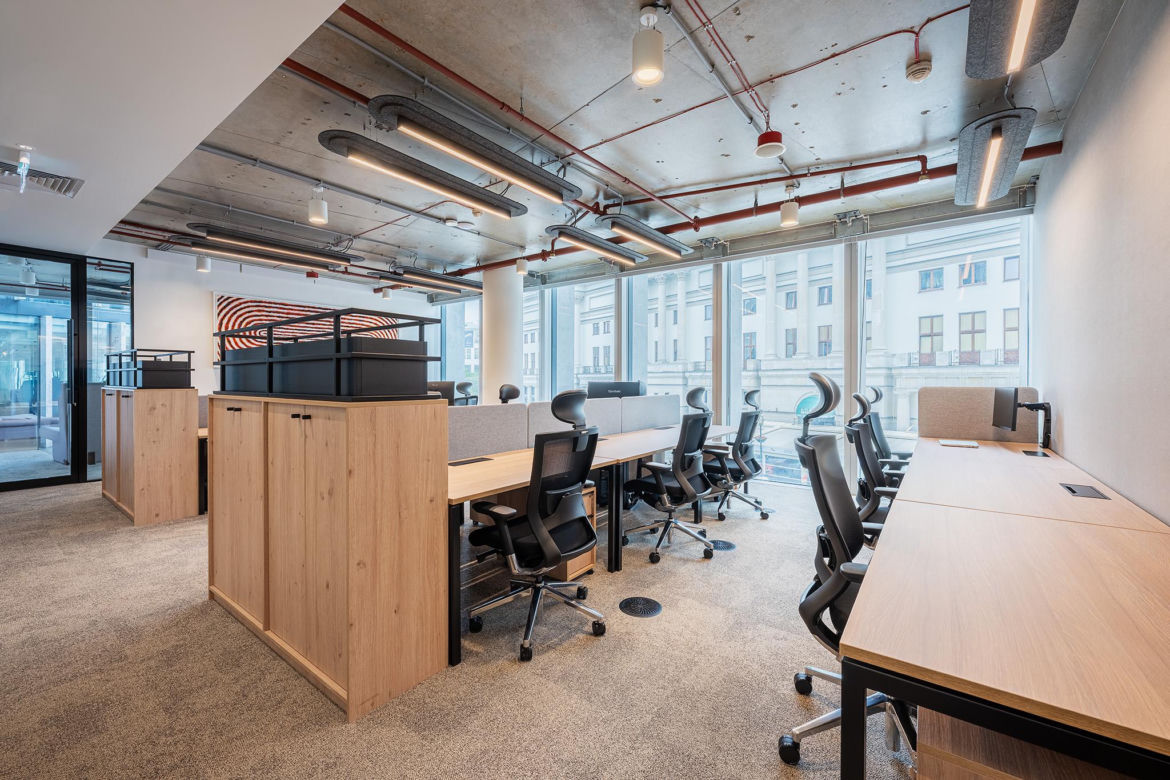 Nowy fit-out biura Rock Capital w warszawskim biurowcu Metropolitan 