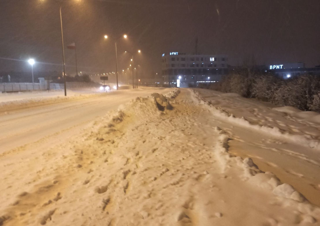 Atak zimy w Białymstoku [25.01.2021]
