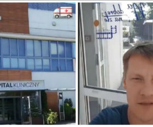 Marcin Mroczek na planie Na dobre i na złe