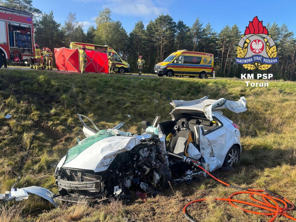 Tragiczna śmierć 26-letniej druhny z OSP Burzyn. Zginęła w wypadku pod Toruniem