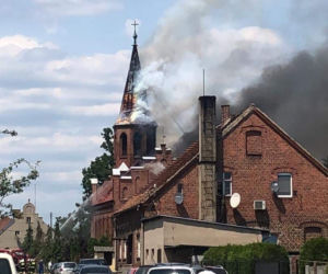 Pożar kościoła w Lutolu Suchym