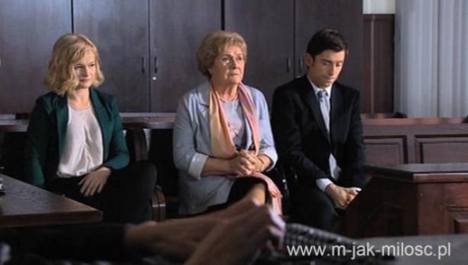 M jak MIŁOŚĆ odc. 992. Barbara Mostowiak (Teresa Lipowska), Marta (Dominika Ostałowska), Marek (Kacper Kuszewski)