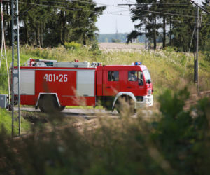 WYPADEK POCIĄGU Warszawa – Katowice w BABACH
