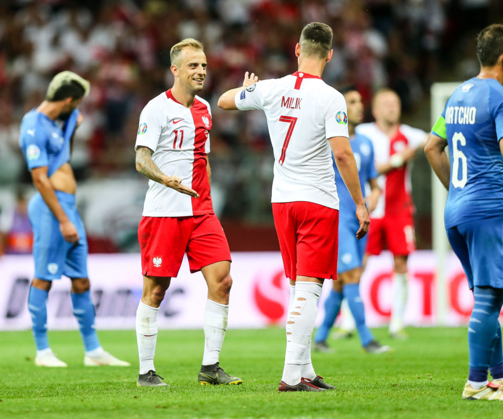 Kamil Grosicki i Arkadiusz Milik
