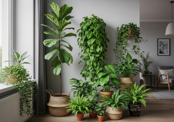 Rośliny we wnętrzu