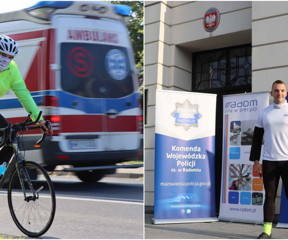 Policjant z Płocka zderzył się z cysterną! Miał przejechać 1000 km, by wspomóc zbiórkę na 19-latkę z Radomia