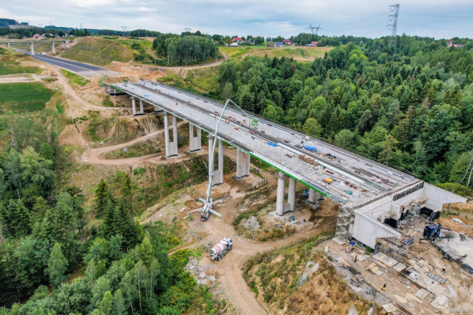 Budowa drogi S19. Najwyższa estakada w Polsce