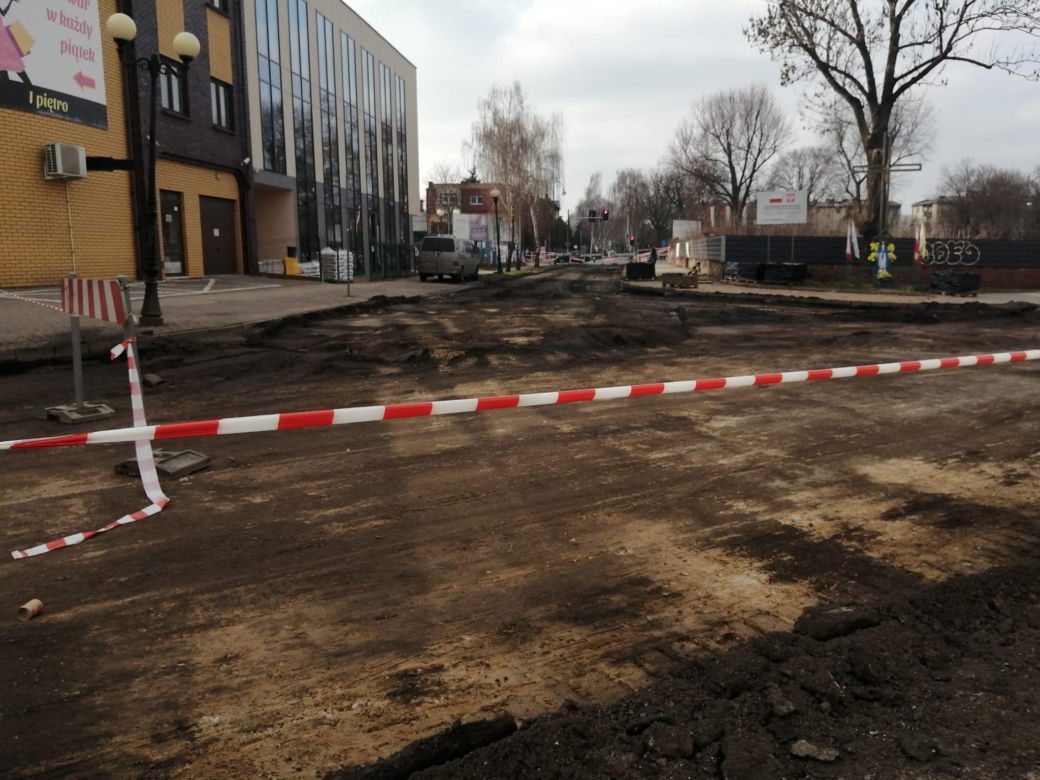 Utrudnienia w centrum Siedlec. Ruszył remont Cmentarnej i Niedziałka.
