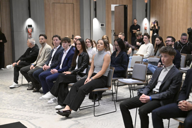 Iga Świątek i Daria Abramowicz na konferencji