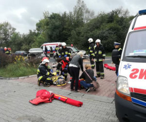 Chełm Śląski: Poważny wypadek na DW934. Rannych zostało pięć osób, w tym jedno dziecko [ZDJĘCIA]